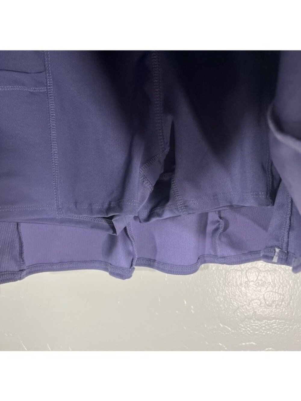 Lucky in Love Skirt Womens XS Golf Tennis Skort Ribbed Purple NEW Athletic - Picture 5 of 6